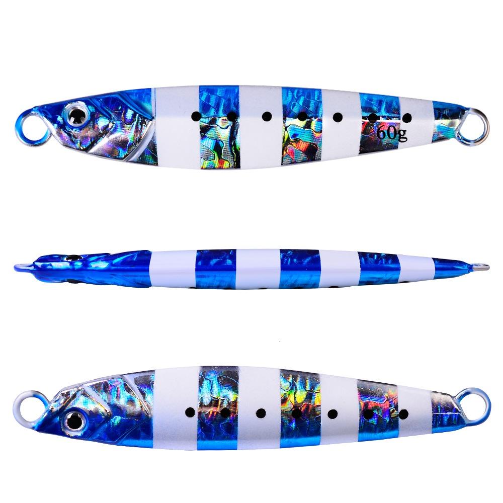 Luminous Iron Plate Long-range Casting Metal Road Bait, Biomimetic False Bait, Submerged Iron Plate Fishing Gear