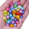 Double Layer 20Pcs For Jewelry Making Flower Loose Beads Pendant Transparent Necklace Bracelet DIY Crafts Wholesale