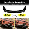 For Volkswagen Tiguan Rline 2024 2025 Automobile Front Bumper Lower Lip Protective Cover Spoiler Board Decoration Accessories
