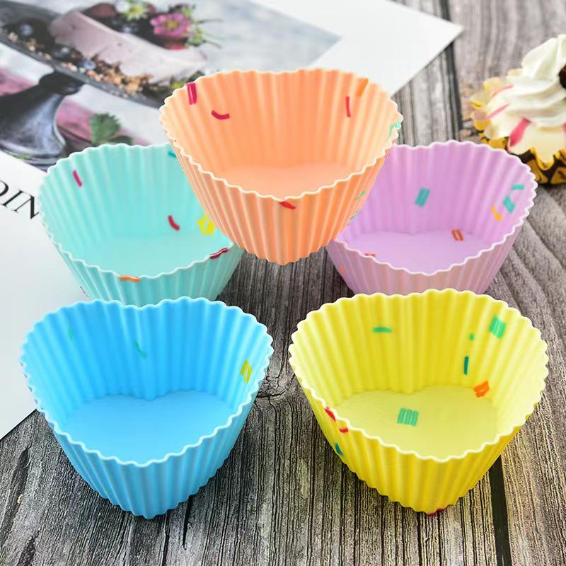 «Ассорти из чистого силикона для конфет и тортов: Формочки для яичных тартов и кексов особой формы