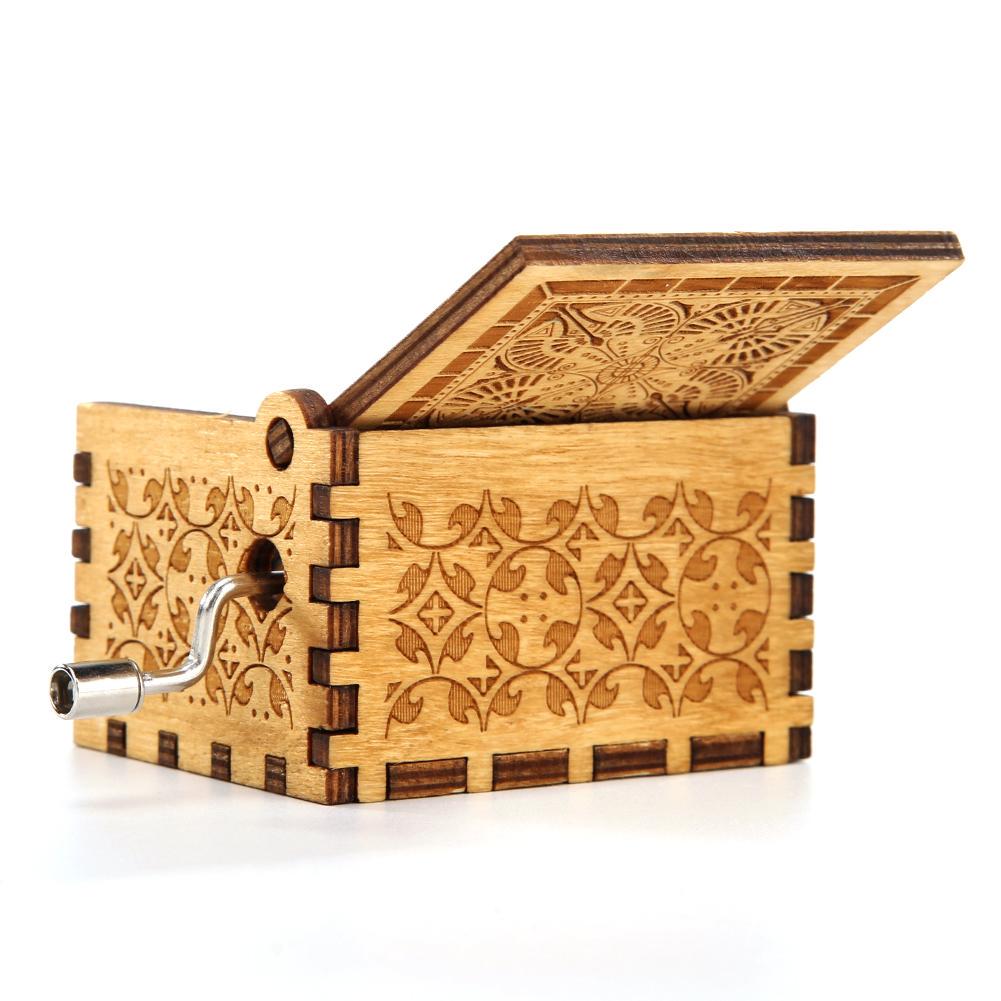 Простая в использовании музыкальная шкатулка в стиле красоты для девочек, музыкальная шкатулка с ручным управлением, изысканные подарки