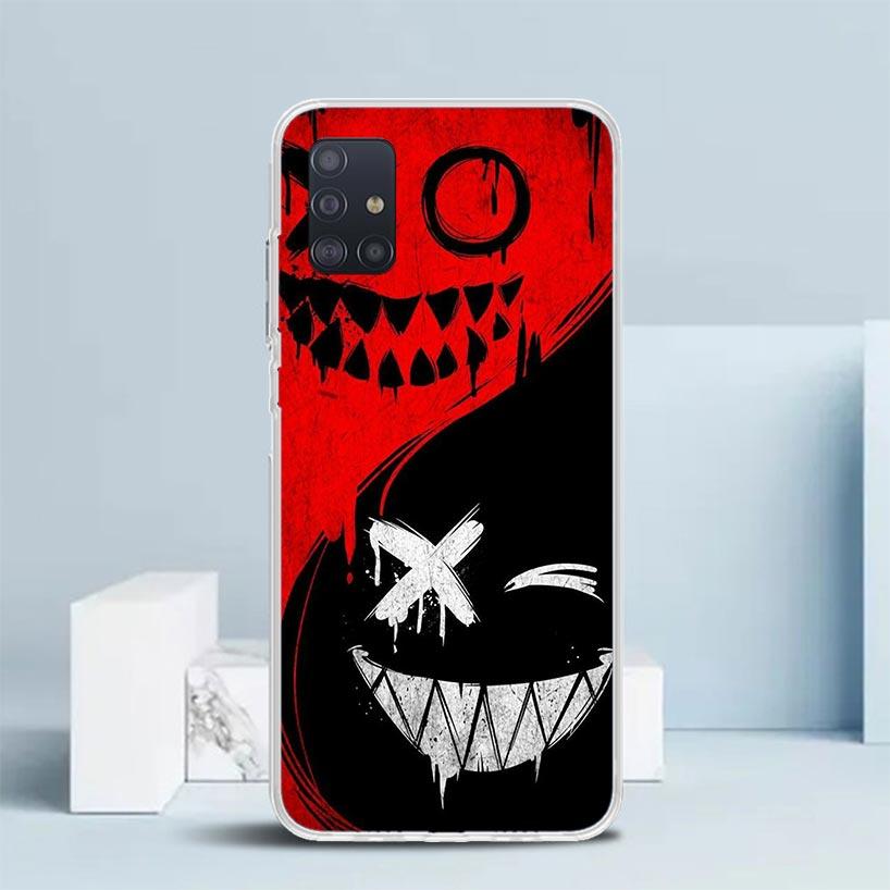 Чехол-бампер 'Дьявол Плохой Парень' Аниме для Samsung Galaxy A12 A22 A32 A52 A72 A02S Чехол для Телефона Note 20 Ultra 10 S10 Plus A51 A71 A50S A20