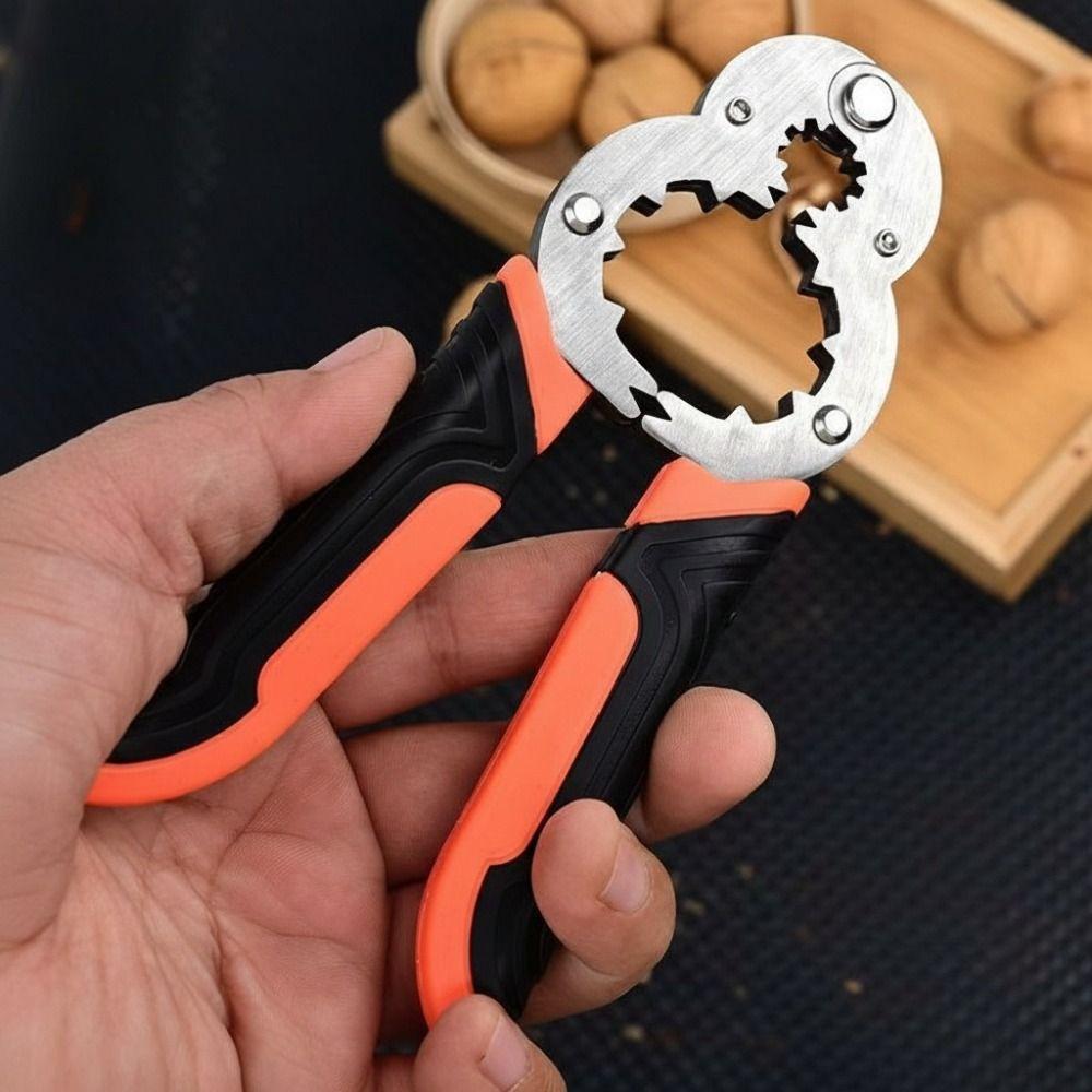 Vanadium Chromium Steel Walnut Cracker Anti-slip Pecan Nut Shell Peeler Nut Clamp Walnut Cracking