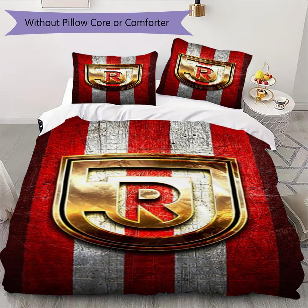 Jahn Regensburg Pattern Bedding uilt Set uilt Cover Pillowcase Home Decoration Birthday Gift (1 * duvet cover + 2 * pillowcase without core)62