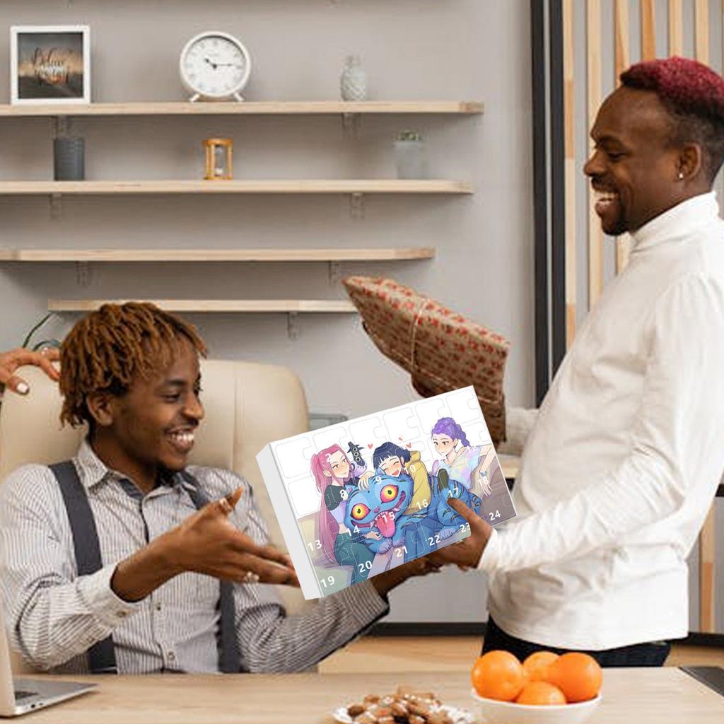 KPOP Охота на ведьм Рождественский календарь обратного отсчета Блайнд бокс Рюкзак Брелок для ключей от машины Акриловая подвеска