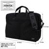 Porter Tension Briefcase 2-Way (Black) 627-07307