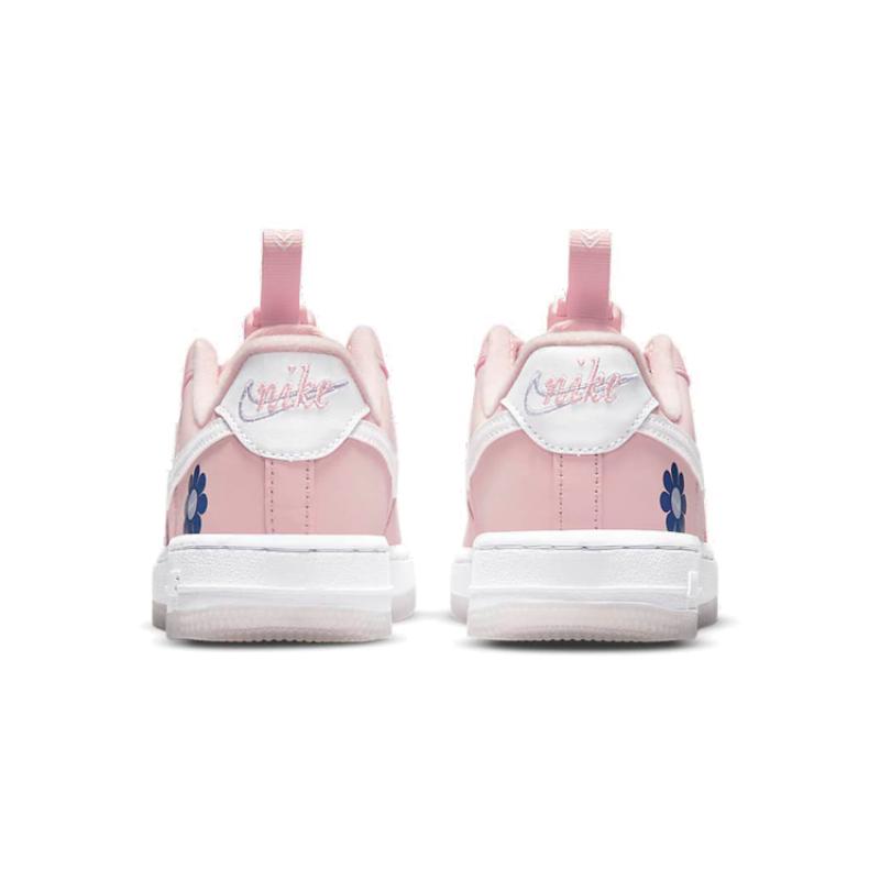 Nike Air Force 1 Toggle SE Износостойкие Низкие Кеды для Катания на Скейтборде Детские Розовый Цветок Дети Возрастом 3 7 Лет Кроссовки DB1814-600