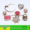 Rhinestone & Pearl Metal Shoe Buckles and Charms for Crocs