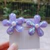 2PCS New Cute Princess Flake Floral Girls Hairpins Children Headwear Hairgrip Hair Clips Barrettes Hair Accessories