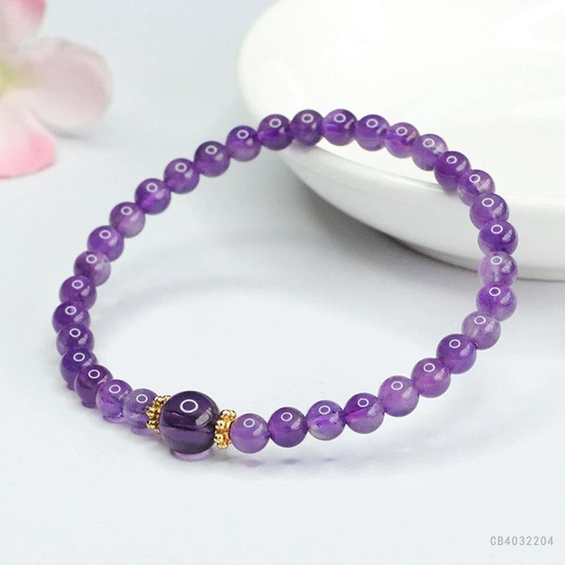 Juan Yu Amethyst Crystal Bracelet for Women - Purple Fashion Jewelry (CB4032204)