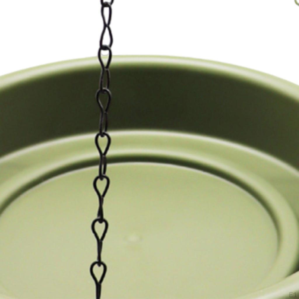 Ванночка для птиц, Цепочная кормушка, Садовая подвесная ванночка для голубей на открытом воздухе