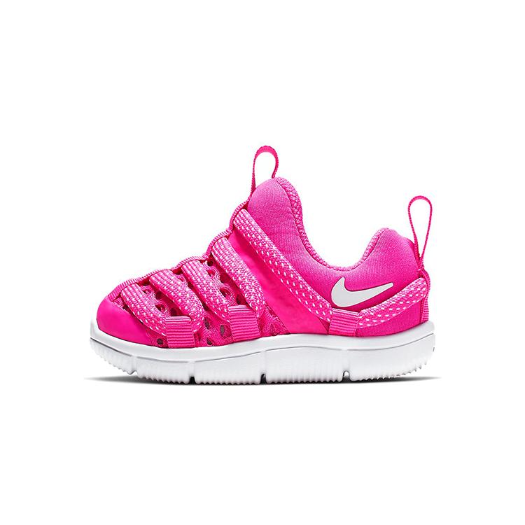 Nike Детские кроссовки для малышей Novice BR с амортизацией, низкие, бело-розовые, для младенцев и малышей BQ6721-600