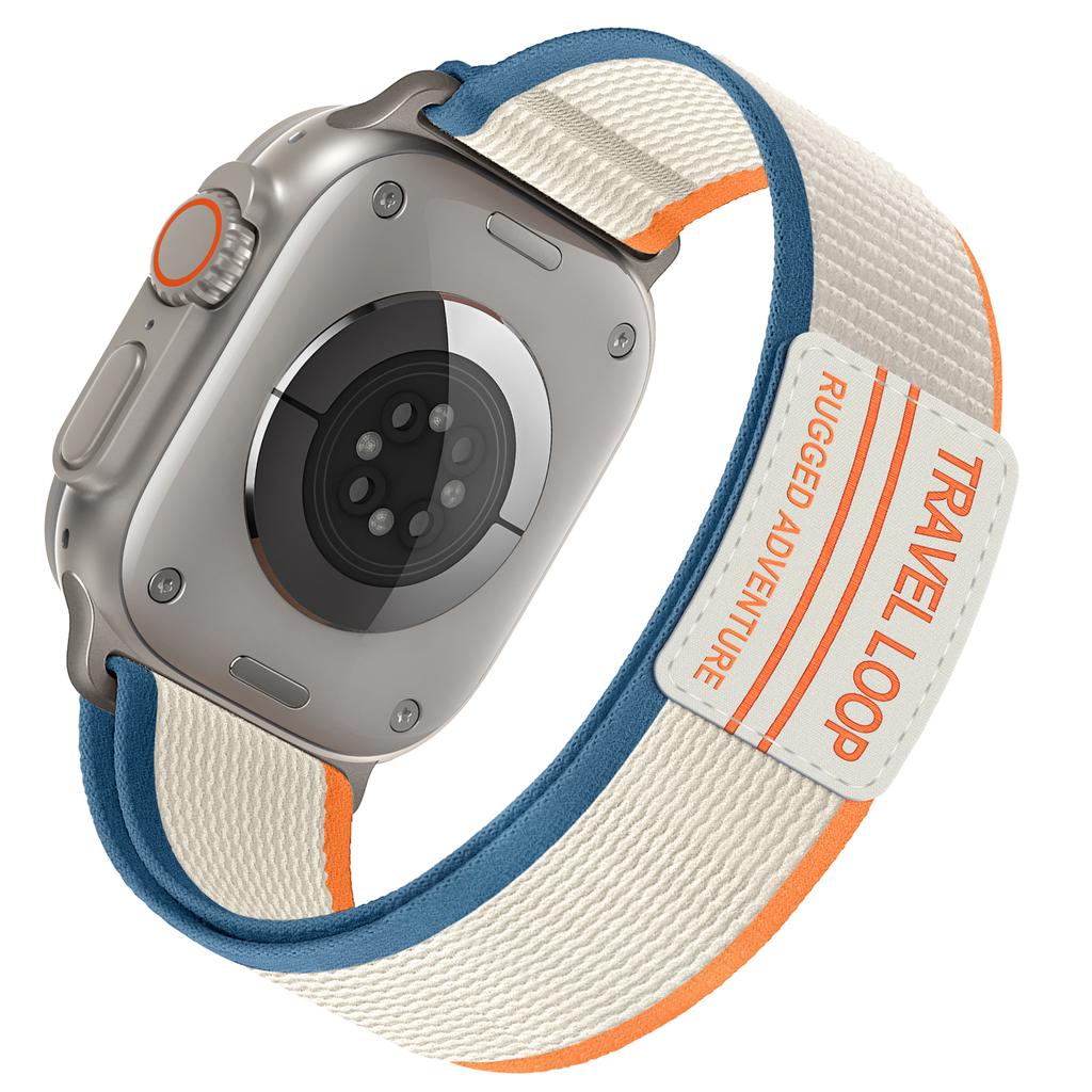 Нейлоновый ремешок для умных часов Ultra 2 10 46 мм 9 8 7 49 мм 45 мм 41 мм 44 мм 40 мм 42 мм 38 мм для умных часов серии 6 SE 5 4 3 2 1 спортивный мужской ремешок