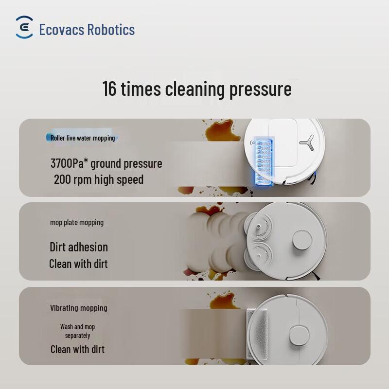 Ecovacs T80 Robot Vacuum and Mop CN plug (adapter included)