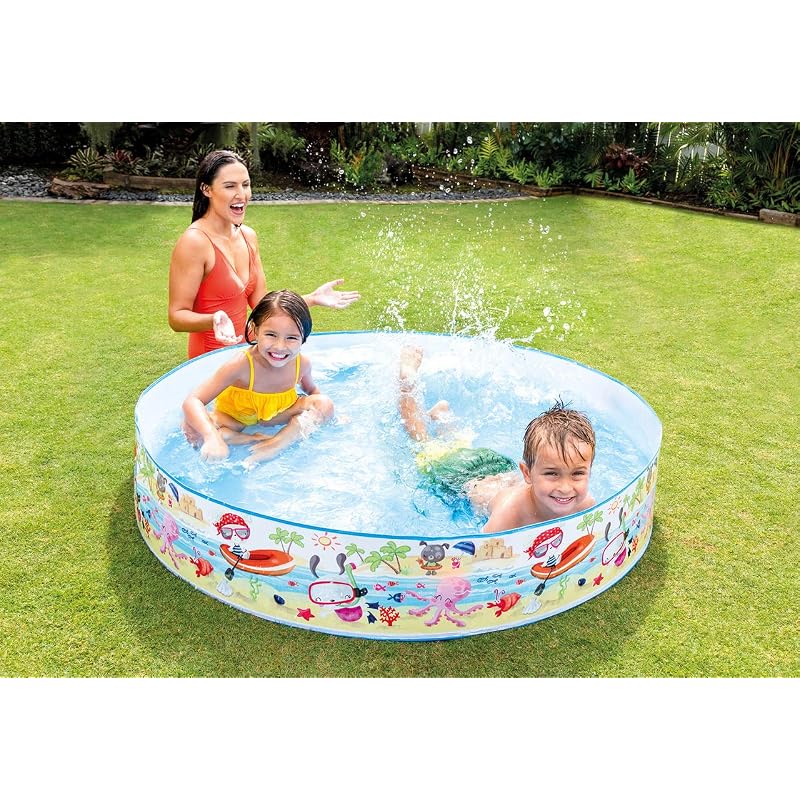 Бассейн INTEX 56451 «Веселье на пляже» (Snap Set)