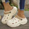 Chunky Platform Clogs Sandals Women Summer Soft Thick Bottom Beach Garden Shoes Woman Slide Non Slip Eva Wedge Slippers