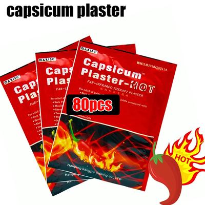 8/24/40/80 шт. пластырь для снятия боли Capsicum пластырь для спины, шеи, плеч, китайский травяной пластырь для суставов