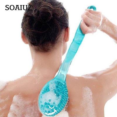 1 шт., щетки для тела, душа, спины, растирающие с длинной ручкой, щетка для купания, массажный очиститель для кожи, очиститель для душа, ухода за здоровьем