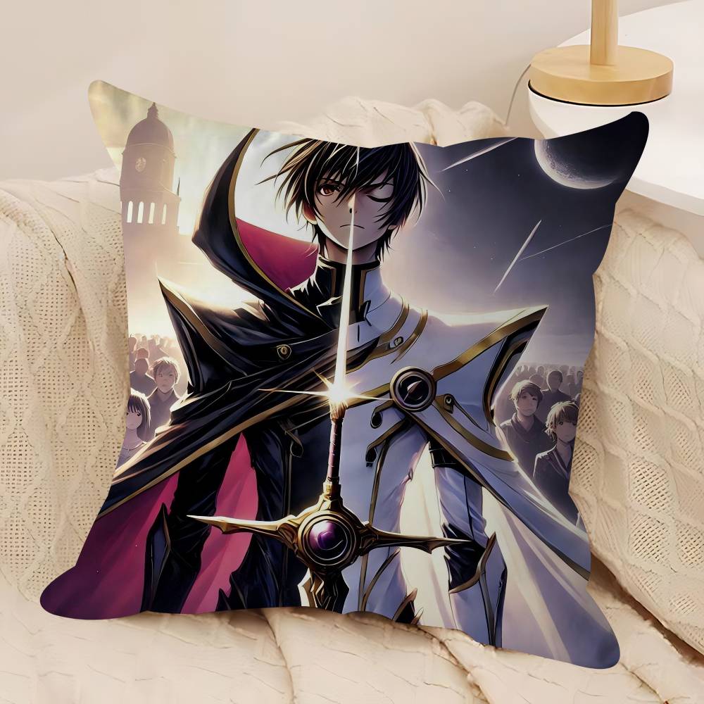 C-Code G-Geass Anime Maple Design Cushion Cover Happy Autumn Harvest Decor Holiday Decorati Pillow Cover