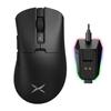 DELUX M900 Wireless Gaming 63g for Large PAW3311 Sensor 12000 Magnetic Charging 1000Hz Polling Huano Switches Mouse, Lightweight, Players, DPI, Base,