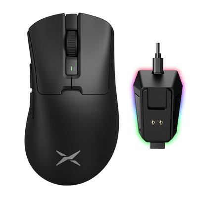 Игровая мышь DELUX M900PRO с частотой опроса 8000 Гц, 63 г, для основного датчика PAW3395, в комплект входит розовая магнитная зарядная база Huano, беспроводная, скорость, легкая,