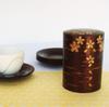 Чайница Tomioka Shoten Birch Crafts из натуральной кожи, цвет вишни, L 002073