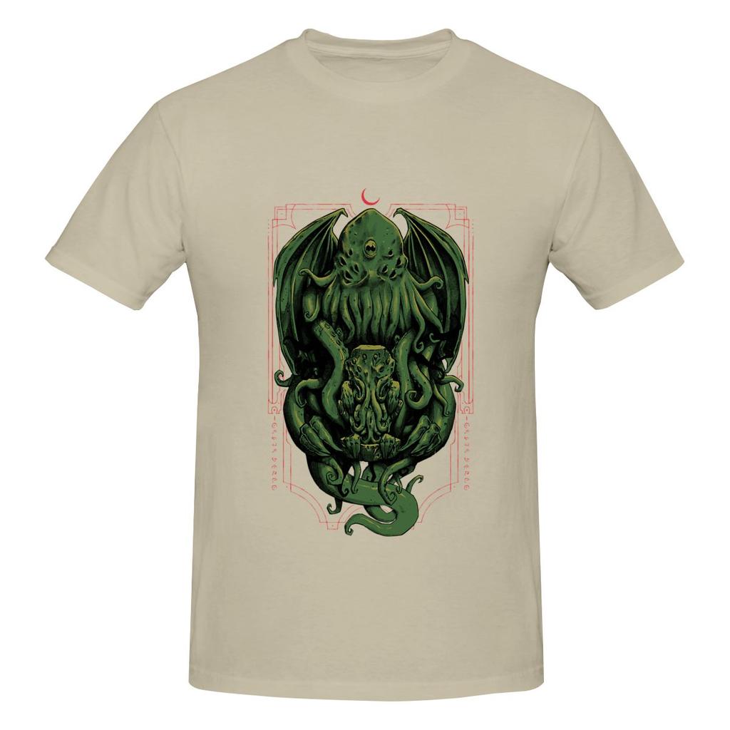 The Great Old One Retro Hong Kong Style Tshirt Minimalist Street Style Durable Basic Tee