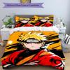 3pcs N-Narutos (4) Design Cover Set - HD Printed Bedding with 1 Cover and 2 Pillowcases - Perfect for Home and Dorm Decor