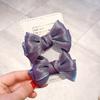 2PC New Cute Princess Pearlescent Bow Girl Hairpins Children Headwear Hair Clips Hairgrips Barrettes Hair Accessories