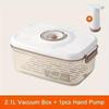 Vacuum Sealed Canister Household Fresh-keeping Box Refrigerator Food Storage Containers Drainable Kitchen Fruit Organizers Tank