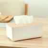 Japanese Wooden Tissue Box with Logo - Desktop, Home & Car Use, Perfect As Gift or for Advertising