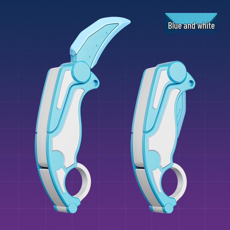 Radish Folding Claw Knife: Rotating Anti-Anxiety Decompression Toy for Kids