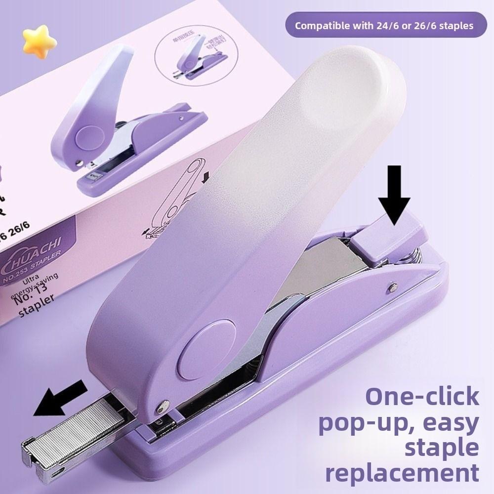 Металлическая степлерная машина для бумаги до 25 листов Ручной степлер Экономящий силы степлер Бизнес