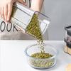Прозрачный пластиковый герметичный контейнер для хранения продуктов дома, банка для хранения зерна, орехов и специй