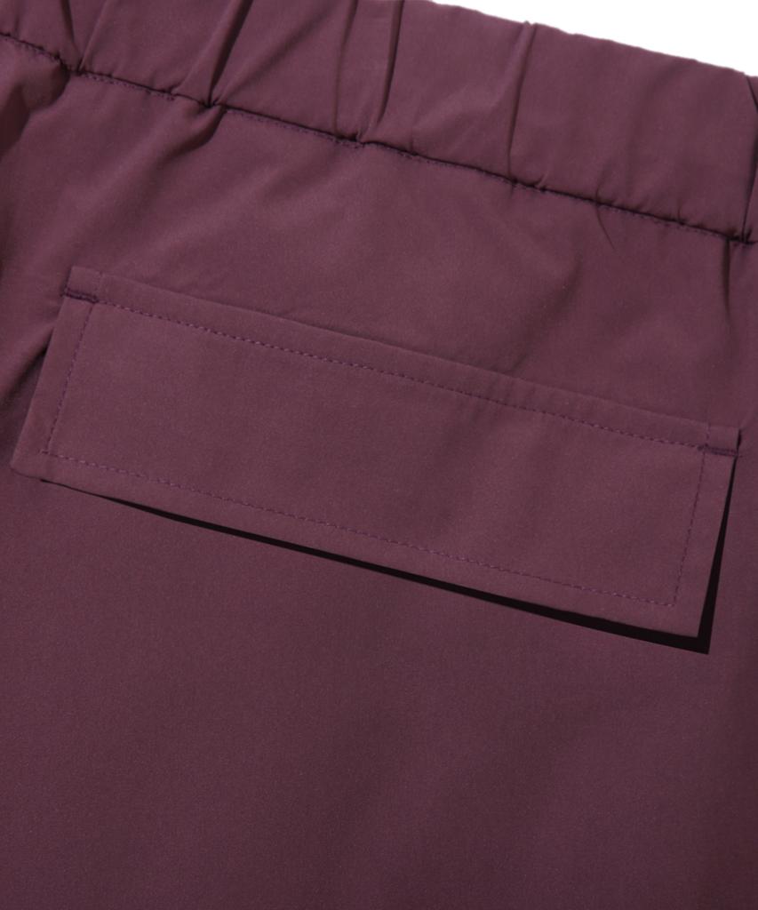 TRILLION Utility Belt Multi Knee Tuck Cargo Wide Pants_Magenta