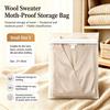 Rectangular Clothing Storage Bag Anti Yellowing Clothing Organizer  For Bedroom Wardrobe
