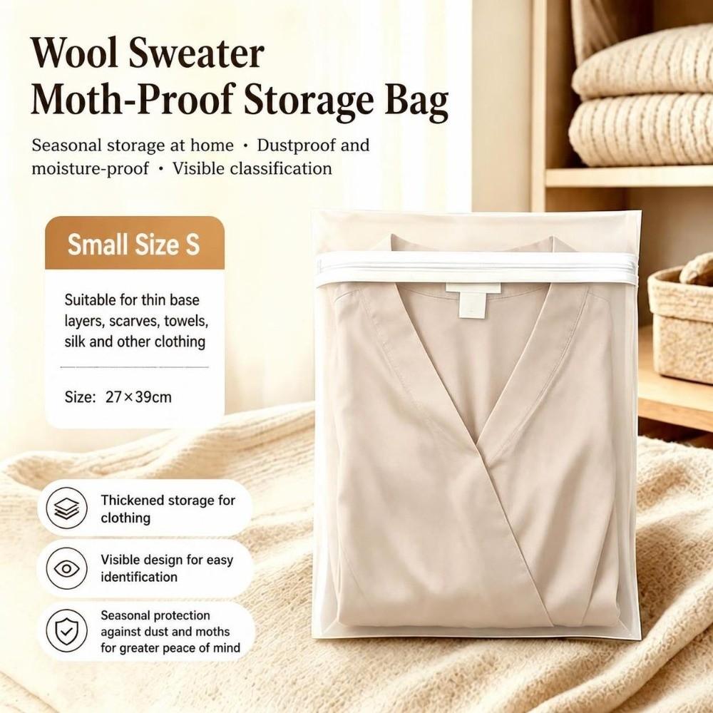 Rectangular Clothing Storage Bag Anti Yellowing Clothing Organizer For Bedroom Wardrobe
