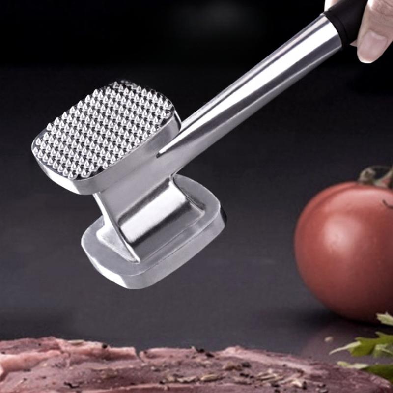 Большой молоток для отбивания мяса, ручной молоток для отбивания мяса курицы, стейка, свинины и телятины, нескользящая ручка для отбивания