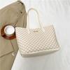 Urban Minimalist Pu Tote Bag For Women With Large Capacity And Zipper Closure For Daily Use