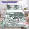 México Football 3pcs Bedding Set Duvet Cover Closure Includes 1 Duvet Cover & 2 Pillowcases for All Seasons Bedroom Home Dorm Decor