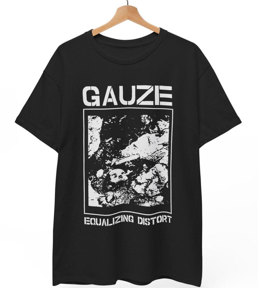 GAUZE 'Equalizing Distort' Японская Хардкор Панк Футболка Редкая D-Beat Футболка S-5XL Унисекс Футболка