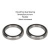 Black Bike Headset Front Fork Bowl Set  Bike Front Fork Replacement