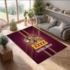Queensland Maroons Crystal Velvet Carpet Soft Anti?Slip Floor Mat Comfortable Home Living Room Bedroom Decor Rug