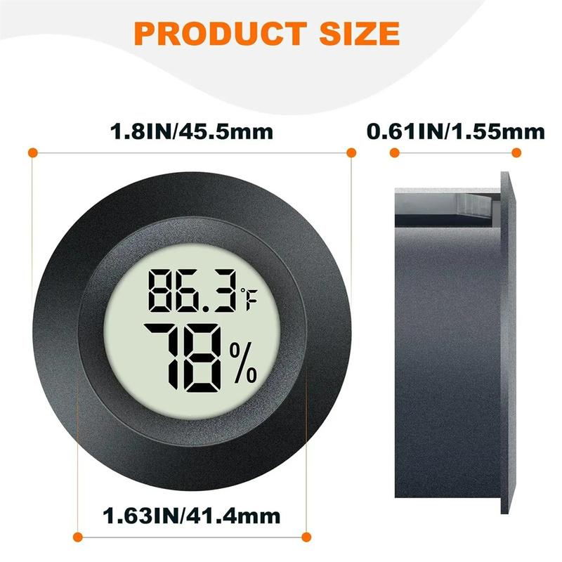 Portable Hygrometer Thermometer Temperature and Humidity Digital Display Electronic Machine Indoor Camp Car Temperature Sensor