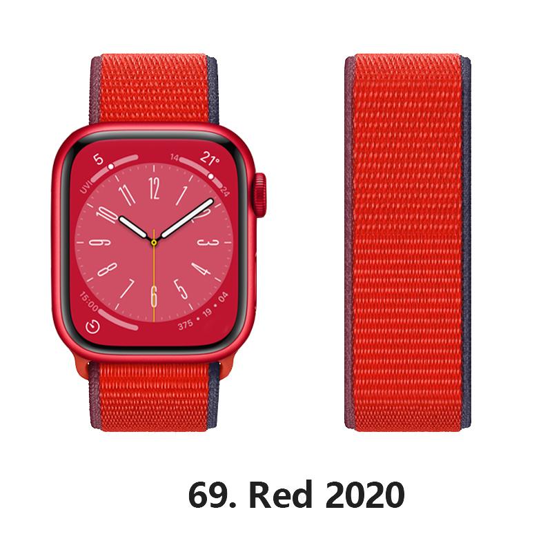 Нейлоновый ремешок для Apple Watch 10 Ремешки 46мм 44мм 40мм 45мм 41мм 49мм 42мм 38мм Браслет Correa iwatch Серия 8 se 7 6 3 9 11 40 мм