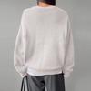 Women's Fashionable Casual Loose Versatile Lazy Style Long-Sleeved Round Neck Pullover Sweater