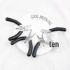 Mini Jewelry Pliers Set: Needle-Nose, Flat, and Round Mouth for DIY Crafting.