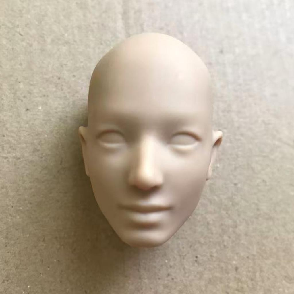 MENGF YUNYI 1/6 Мужская кукла Лысые головы с небольшими дефектами для DIY Рисования Практики макияжа Белый Розовый Бежевый Части куклы солдата