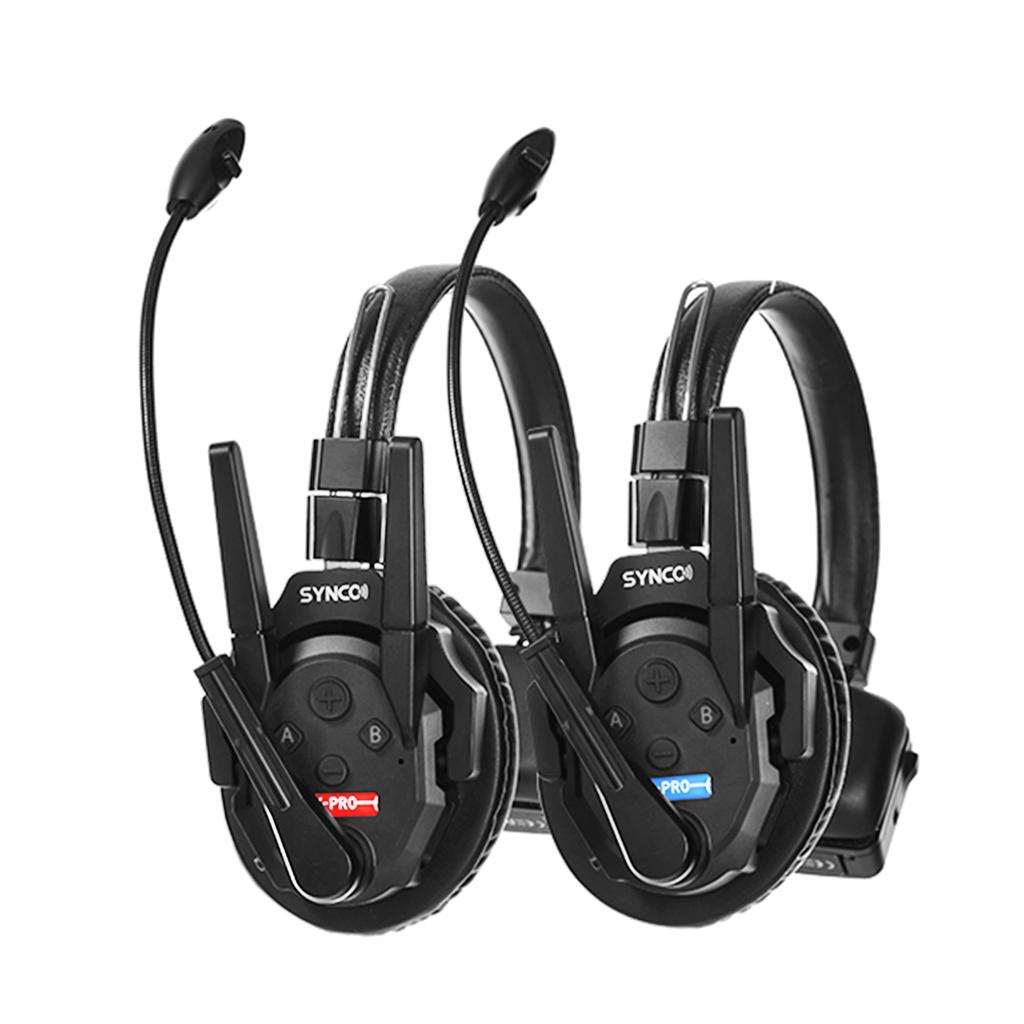 Synco Xtalk XPro9 9-Person Wireless Intercom Headset System 2.4G Wireless Headset with Microphone