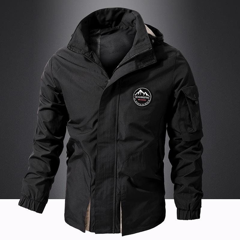 Мужская куртка весна-осень молодежная повседневная куртка с капюшоном мужская верхняя одежда для активного отдыха альпинизм отдых путешествия мужчины